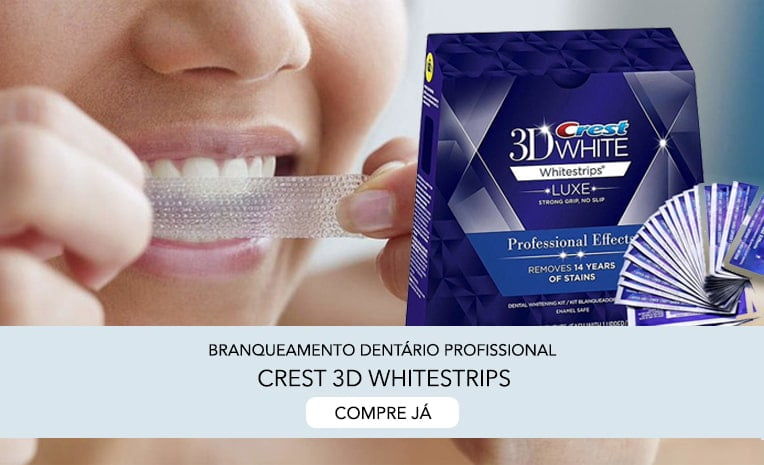 Compre tiras de branqueamento de dentes online - Crest 3d white